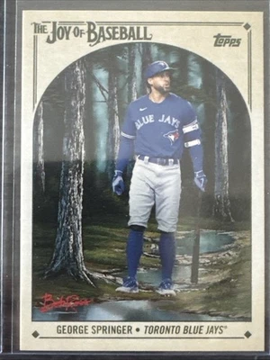 2023 Topps X Bob Ross The Joy of Baseball - George Springer #72 - Image 1 of 2