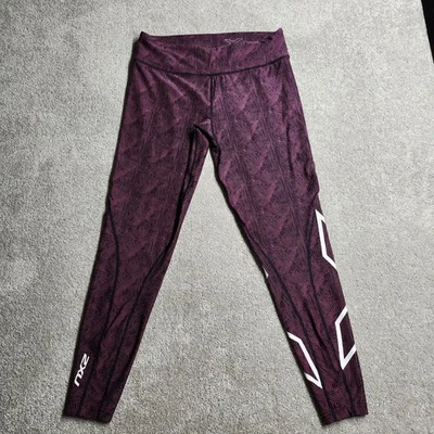 Medias de compresión 2xu para mujer grandes estampado de tiro medio Foto 1 de 4