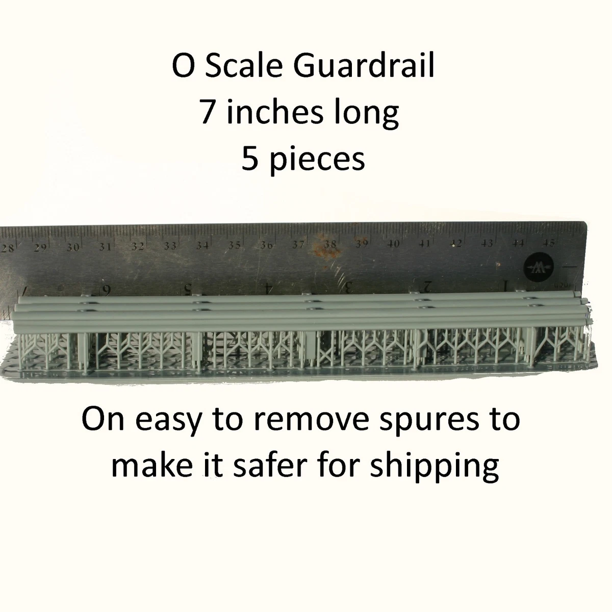 Ho Scale Tunnel Busch Guardrail & Speed Limit Set HO Scale Model ...