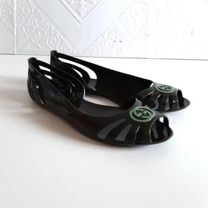 Sandalias de Goma Gucci Mujer 5.5US Como Nuevas Talla 35 Zapatos - Imagen 1 de 9