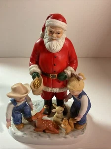 Denim Days Porzellan Figur ~ "Sharing Christmas Spirit" ~ 2005 Home Interiors - Bild 1 von 5