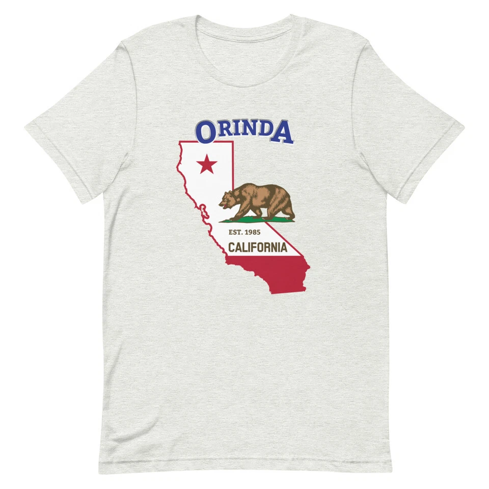 Orinda California Home Town Pride Native City-State Souvenir Graphic Tee T-Shirt - Image 1 of 1
