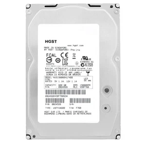 Disque Dur Hitachi HUS156060VLF400 600GB FC 15000Rpm 64Mb Cachette 3.5 " - Afbeelding 1 van 5