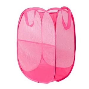 Foldable Mesh Popup Laundry HamperLaundry Basket Easy to Open and Fold for Do... - Picture 1 of 6