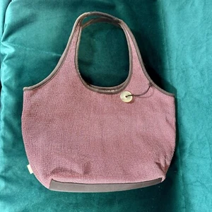 The Sak Country Pink Knit Shoulder Bag Purse Tote Hobo Handbag - Picture 1 of 15