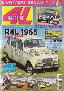 4L MAGAZIN 19 R4L TERRE DE FEU ALASKA 1965 CAR SYSTEM JP4 R4 INITIALE PARIS - Bild 1 von 2