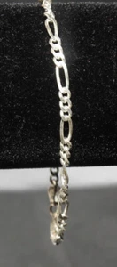 Sterling Bracelet 7" long, stamped .925, Italy and SU - Picture 1 of 8