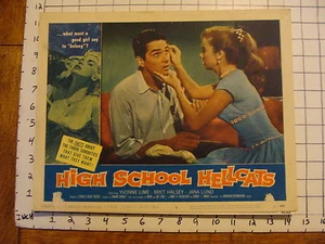 Vintage Lobby card: 1958 HIGH SCHOOL HELLCATS # 6 - Picture 1 of 1