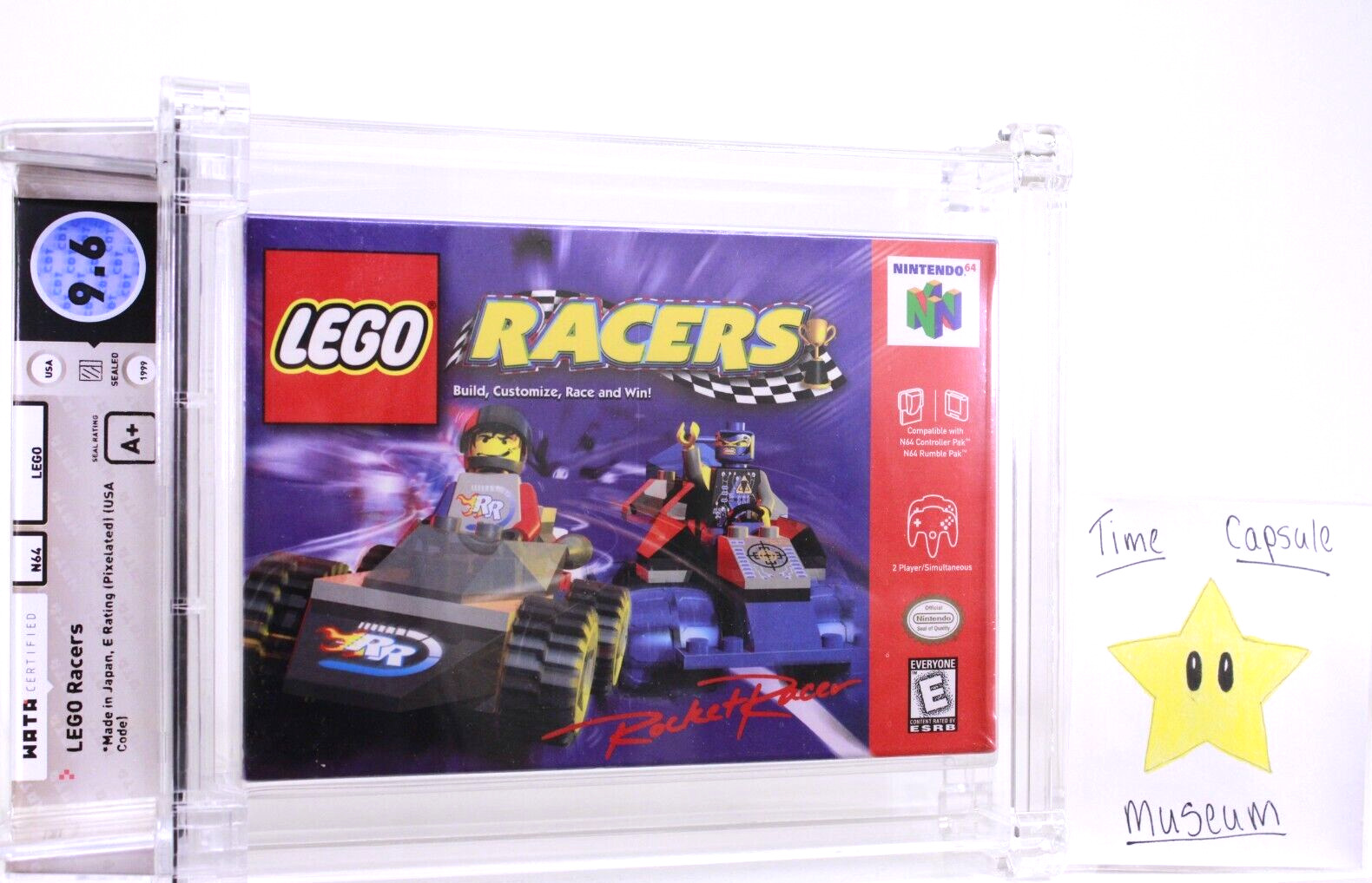 Lego Racers New Nintendo 64 N64 Factory Sealed WATA VGA Grade 9.6 A+ Mint NIB