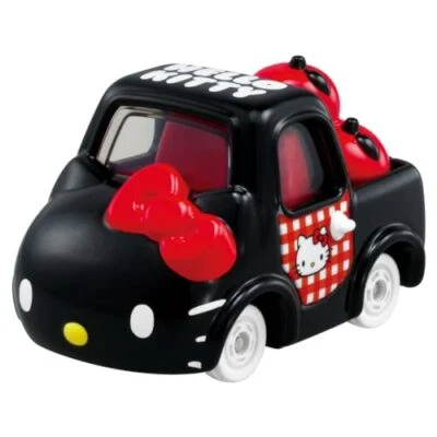 Takara Tomy Tomica Dream SP Hello Kitty 50th Black Mini Car Toy New Box - Image 1 of 4