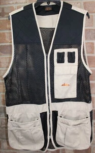 Fieldline Trap Vest Mens Size L Large Brown Khaki Poly Mesh Hunting Zip Up - Picture 1 of 7