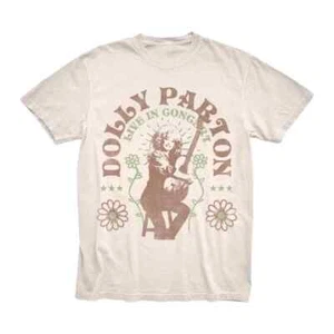 Brand New Dolly Parton Live in Concert White Floral Graphic Tshirt - Picture 1 of 1