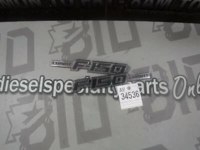 Ford F150 Lariat 2009 2010 OEM guardabarros puerta cromo negro insignias Foto 1 de 4