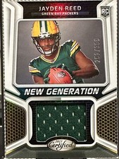 2023 Certified Football Jayden Reed RC NEW GENERATION JERSEYS MIRROR 251/399
