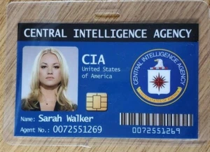 Chuck TV Series ID Badge-Sarah Walker cosplay costume prop - Picture 1 of 3