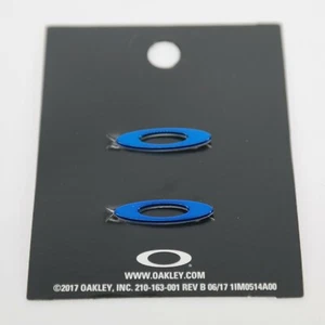 Oakley BLUE Icon TURBINE ROTOR DOUBLE EDGE DROP POINT STRAIGHTBACK RIDGELINE - Picture 1 of 2