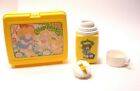 Vintage Cabbage Patch Kids Garden Yellow Plastic Lunch Box With Thermos 1983 ✅