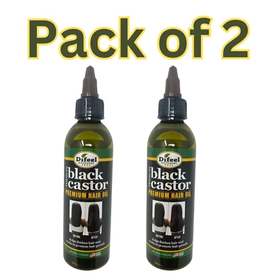 Difeel Jamaican Black Castor Premium Hair Oil, Hair Growth 120ml - 2pk - Image 1 of 3