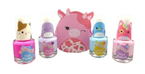 Squishmallows Trendy Tips Nailart 4 x 4 ml Nagellack + Calynda Nagelfeile Girl - Bild 1 von 2