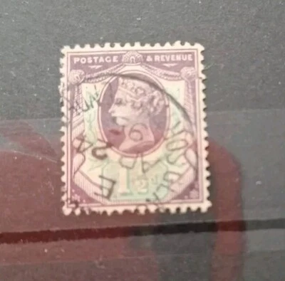 QV GB Railway Glasgow & Carlisle Sorting T. Jubilee 11/2d. Ref2025 - Image 1 of 2