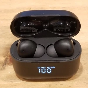 Tozo T20 Wireless Earbuds Headphones Black With Case 14265 - Photo 1 sur 7