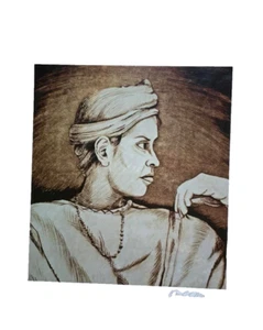 "Profil" Lithographie von Emmanuel C. Montoya (signiert '07) - Bild 1 von 2