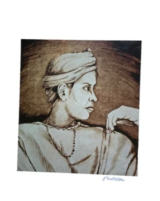 Litografía "Perfil" de Emmanuel C. Montoya (firmada '07) Foto 1 de 2