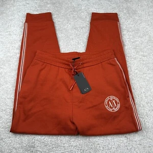 Armani Exchange Jogger Pants Men XS Orange Active Sweatpants Lounge Pants - Picture 1 of 10
