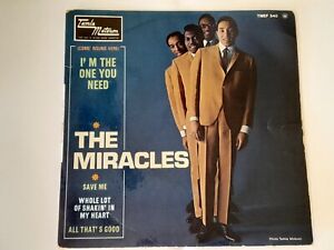 THE MIRACLES/TAMLA MOTOWN TMEF 540/I'M THE ONE YOU NEED/RARE FRENCH EP