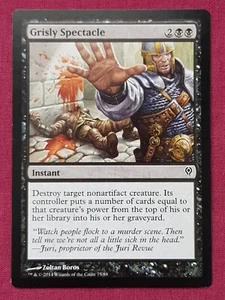 Magic The Gathering DUEL DECKS JACE VS VRASKA GRISLY SPECTACLE black card MTG - Picture 1 of 2
