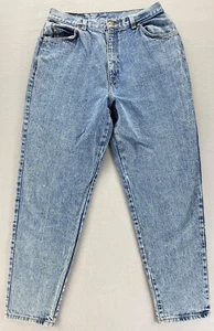 Vintage Women’s Levi Strauss Acid Wash Blue Jeans Size 18 Retro Y2K White Tab - Picture 1 of 21
