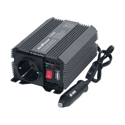 Alcapower Inverter soft start 150W input 24V DC out 230V AC, convertitore di cor
