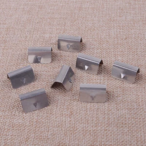 8x Universal Vent/pluie Déflecteurs Channel Clips Acier inox Fitting clips nm - Bild 1 von 3