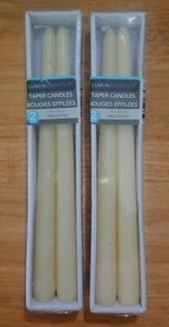 Kerzen Kegel Luminessence 10 in Elfenbein Farbe unparfümiert Menge 2 - 2 Stück (4) Neu - Bild 1 von 3