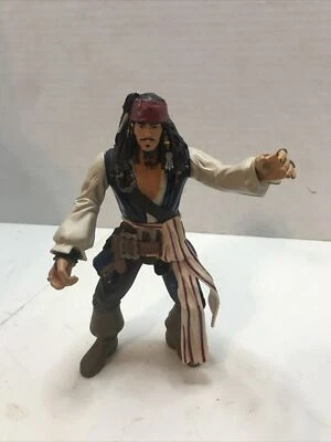 Figura suelta Zizzle Disney Piratas del Caribe Capitán Jack Sparrow RARA Foto 1 de 4