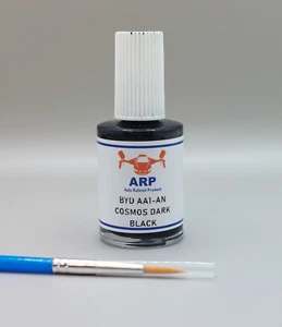 For BYD Code AA1-AN COSMOS DARK BLACK Auto Touch up paint + Fine Tipped Brush - Picture 1 of 5