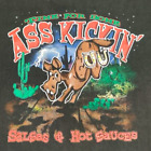 Vintage 90s Ass Kickin' Salsa & Hot Sauces Donkey Comedy Funny T Shirt Size L