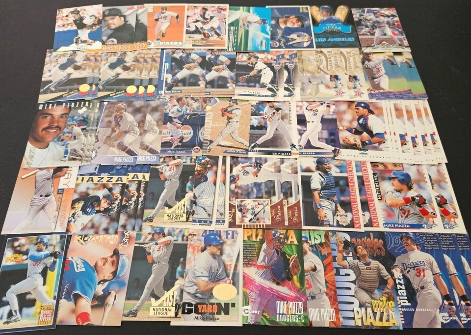 MIKE PIAZZA YOU PICK ROOKIES,INSERTS DODGERS LOT#1 HUNDERDS & HUNDREDS SEE LOT#2 - Image 1 of 1
