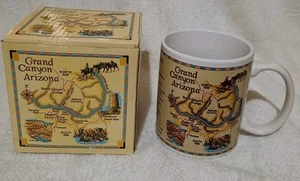 Grand Canyon Arizona Coffee Mug Tea Cup 10 OZ Boxed Attractions South Rim Etc - Picture 1 of 9