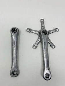 Vintage Sugino AS Crank Set Forged 170 mm Double Road Eroica Race - Picture 1 of 10