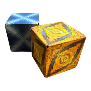 Coppia di due scatole cubo puzzle fidget cambio forma magnetica Shashibo - Foto 1 di 4