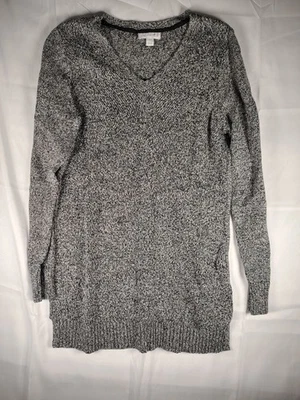 Vestido para mujer Charter Club gris mediano M cachemir gris de lujo estampado pulóver Foto 1 de 4