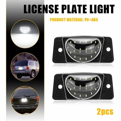 LED License Plate Lamps Pair For Oldsmobile Bravada 2002 2003 2004 Tag Lights 2X Foto 1 de 4