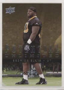 2008 Upper Deck Potential Unlimited Sedrick Ellis #PU31 Rookie RC - Picture 1 of 4