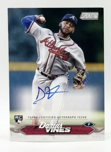 2024 Topps Stadium Club Darius Vines RC Auto Atlanta Braves - Picture 1 of 2
