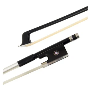 Black Carbon Fiber Violin Bow 3/4 - Perfect for Professionals, Beginners & Kids - Picture 1 of 11