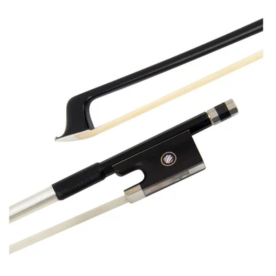 Black Carbon Fiber Violin Bow 3/4 - Perfect for Professionals, Beginners & Kids - Image 1 of 4