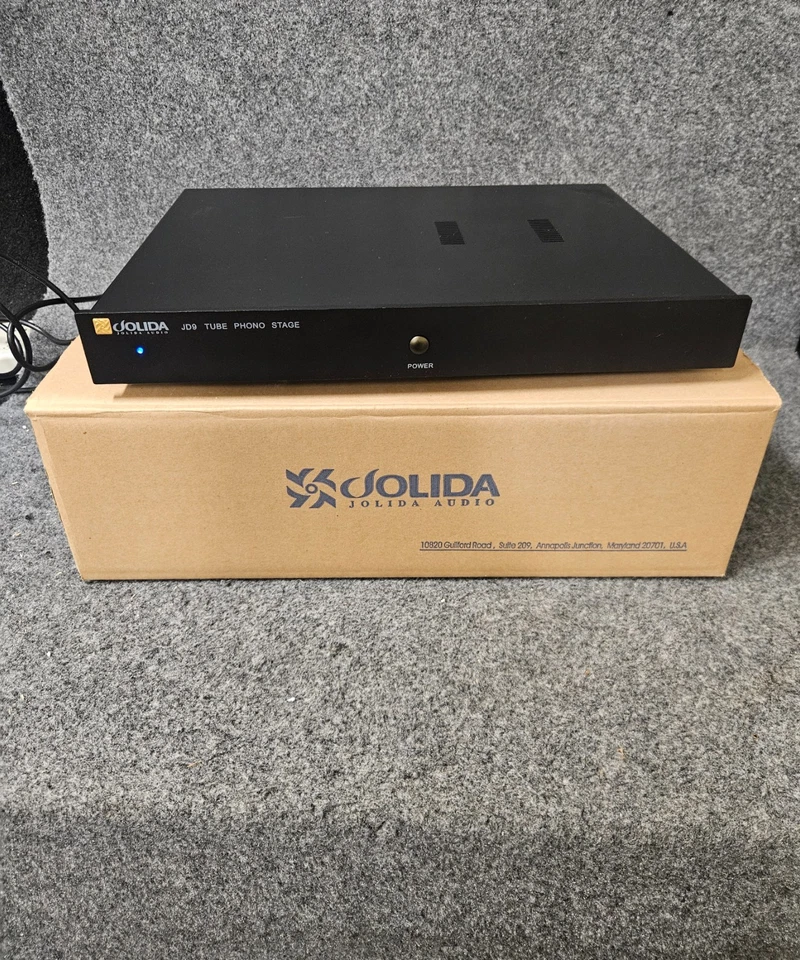 Jolida JD9 вакуумная трубка стерео PHONO предварительный усилитель с оригинальной коробкой - Изображение 1 из 4