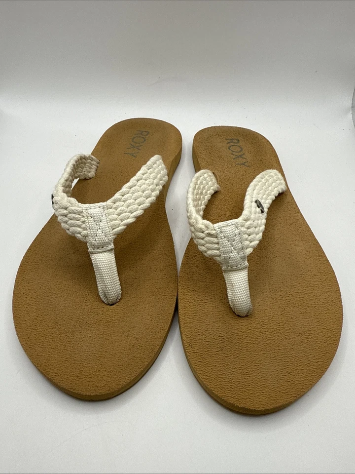 Sandalia Cobian para mujer Roxy talla 10 crema Foto 1 de 4