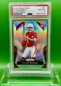 2019 Panini Prizm Rookies Silver Kyler Murray #301 PSA 10 GEM MT Rookie RC - Picture 1 of 2